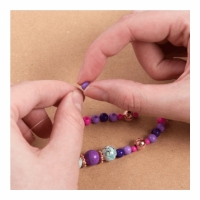 Set creativ de bratari cu pandantiv, 95 piese, multicolor, Make it Real 1202